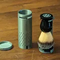 Hộp đựng cọ cạo râu kèm giá đỡ (tùy chỉnh tham số) - Thumbnail 1
