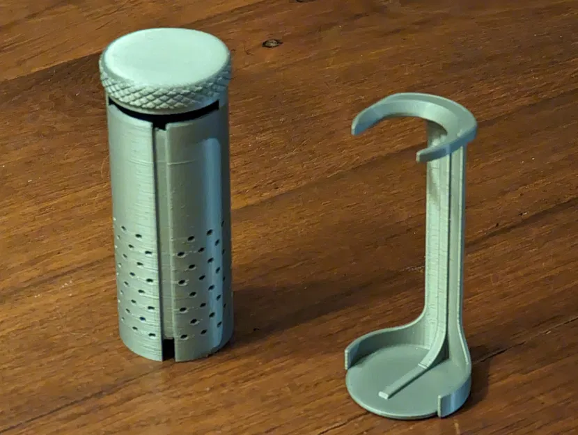 Hộp đựng cọ cạo râu kèm giá đỡ (tùy chỉnh tham số) - Image 2