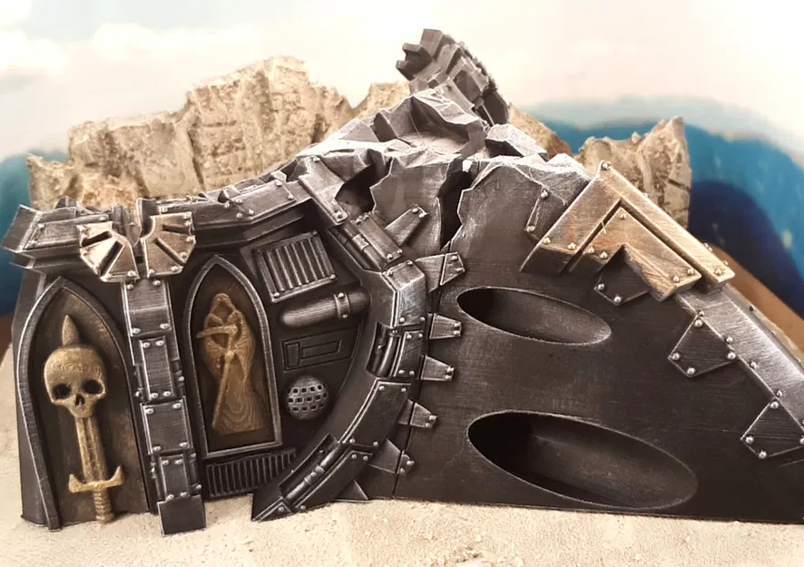 Mô hình xác tàu không gian Gothic - Phần mũi (Gothic spaceship wreck C nose) - Image 7