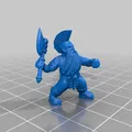 Mô hình Dwarf Berzerker (Chiến binh lùn cuồng nộ) - Thumbnail 2