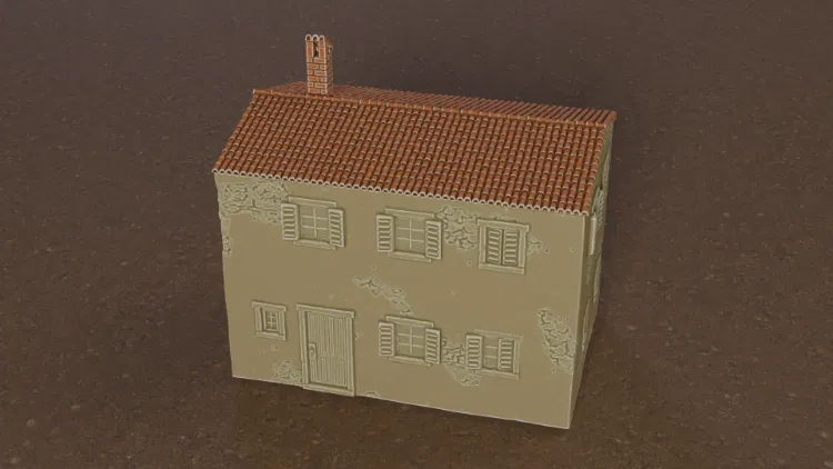 Mô hình làng Ý (Italian village) cho Wargame - Image 2