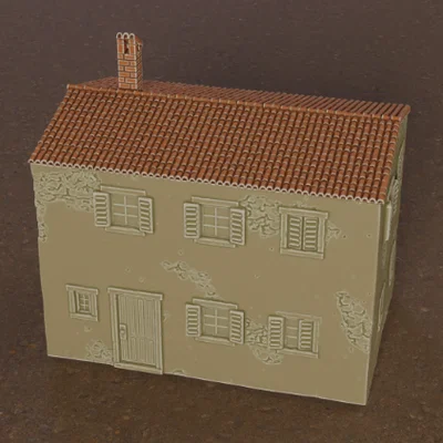 Mô hình làng Ý (Italian village) cho Wargame