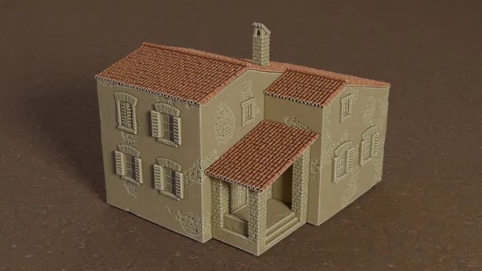 Mô hình làng Ý (Italian village) cho Wargame - Image 3