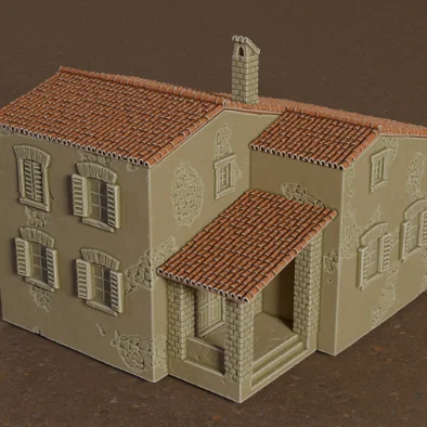 Mô hình làng Ý (Italian village) cho Wargame