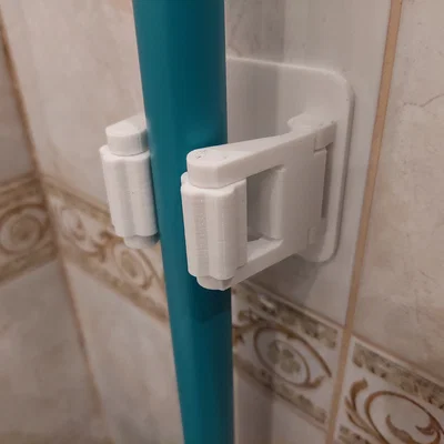 Giá treo chổi lau nhà thông minh gắn tường (Mop holder)