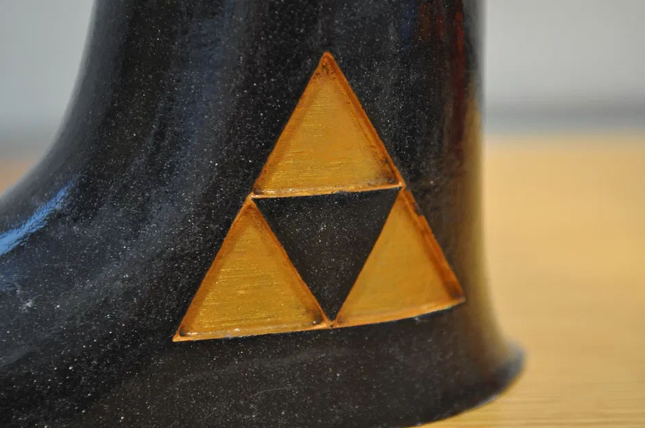Đế trưng bày Ocarina Of Time kèm biểu tượng Triforce - Image 8