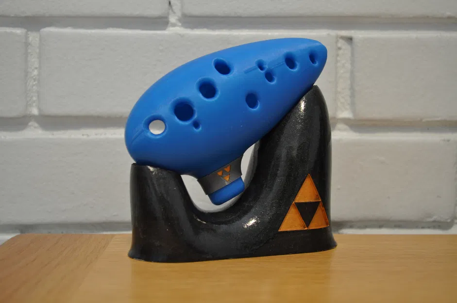 Đế trưng bày Ocarina Of Time kèm biểu tượng Triforce - Image 9