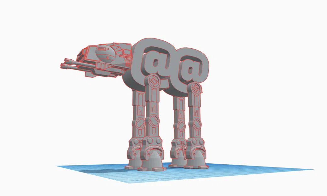 Mô hình AT-AT Dad Joke có chốt định vị - Image 1