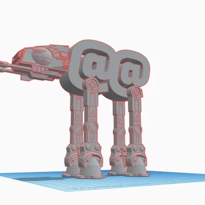 Mô hình AT-AT Dad Joke có chốt định vị