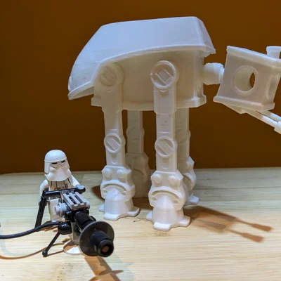 BENCHWARS - Mô hình Benchy AT-AT với phần đầu linh hoạt
