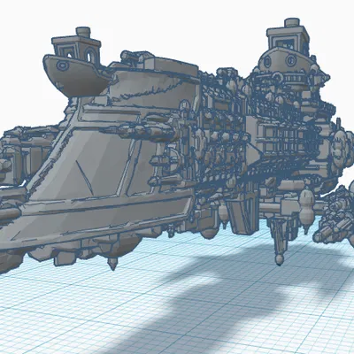 Mô hình Emperor-Class Benchy phong cách Warhammer cực chất