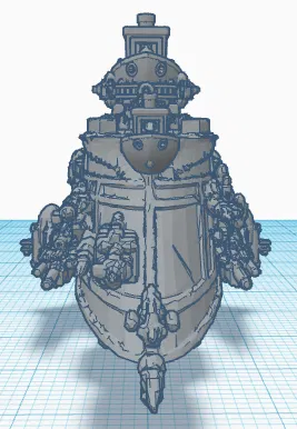 Mô hình Emperor-Class Benchy phong cách Warhammer cực chất - Image 2