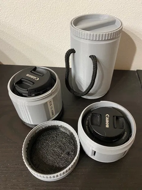 Bộ Hộp Đựng Ống Kính Canon EF-M / Set Canister - Image 1