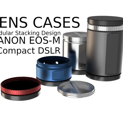 Bộ Hộp Đựng Ống Kính Canon EF-M / Set Canister