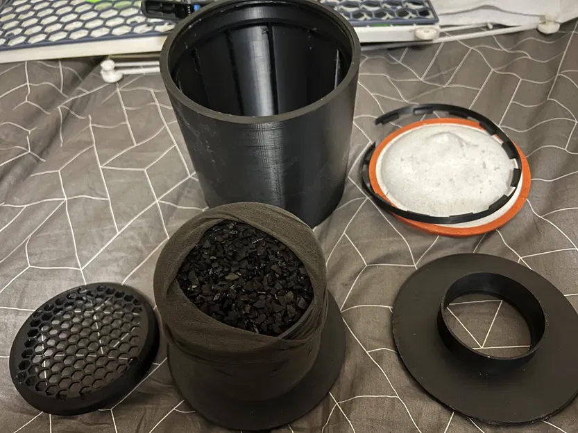 Bộ lọc carbon gắn ngoài cho máy in 3D - Image 2