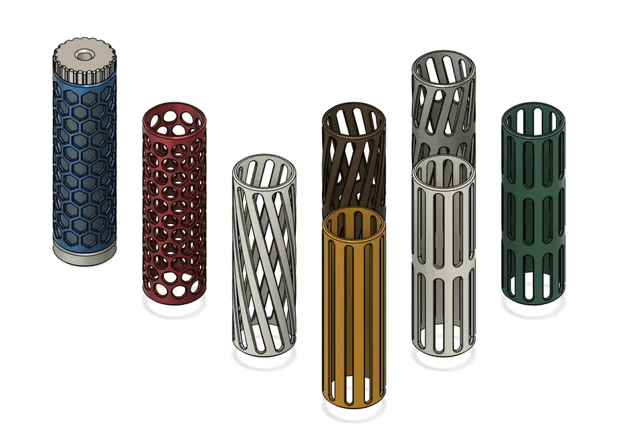 Bộ giảm thanh Airsoft V2 - 14mm CCW - Tùy chỉnh tham số hoàn toàn - Image 1