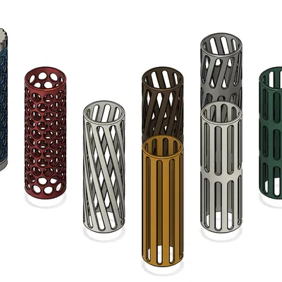 Bộ giảm thanh Airsoft V2 - 14mm CCW - Tùy chỉnh tham số hoàn toàn