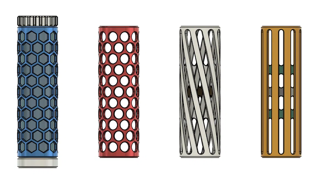 Bộ giảm thanh Airsoft V2 - 14mm CCW - Tùy chỉnh tham số hoàn toàn - Image 3