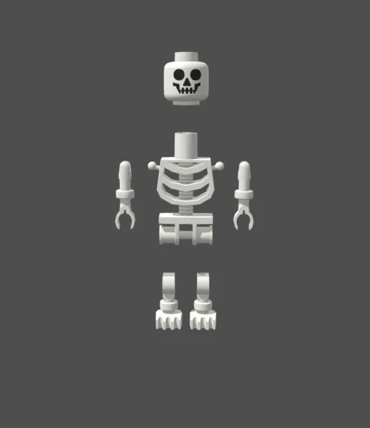 Mô hình bộ xương LEGO (LEGO Skeleton) in 3D chi tiết dễ lắp ráp - Image 2