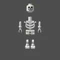 Mô hình bộ xương LEGO (LEGO Skeleton) in 3D chi tiết dễ lắp ráp - Thumbnail 2