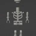 Mô hình bộ xương LEGO (LEGO Skeleton) in 3D chi tiết dễ lắp ráp - Thumbnail 3