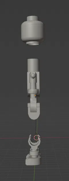 Mô hình bộ xương LEGO (LEGO Skeleton) in 3D chi tiết dễ lắp ráp - Image 4