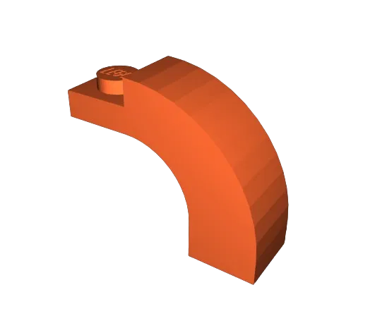 Mô hình mảnh ghép Arch LEGO Brick chi tiết với logo in 3D - Image 1