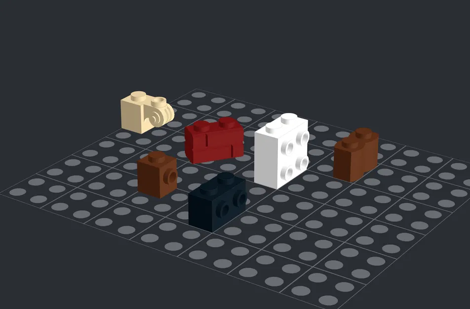 Bộ sưu tập 18 khối gạch LEGO tùy chỉnh 3D độc đáo - Image 2