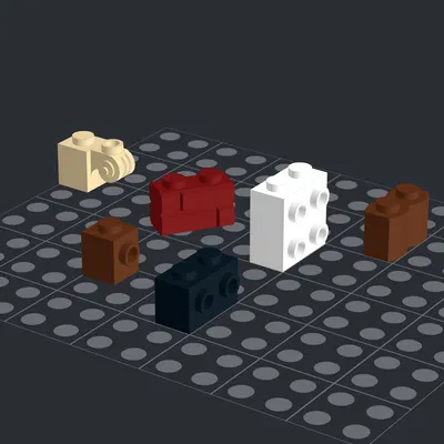 Bộ sưu tập 18 khối gạch LEGO tùy chỉnh 3D độc đáo