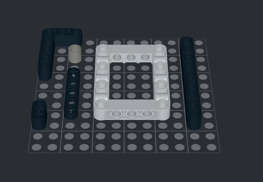 Bộ mảnh ghép LEGO Technic Liftarm in 3D chất lượng cao - Image 2