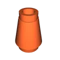 Mô hình gạch LEGO hình nón (Cone LEGO Brick) in 3D chi tiết - Thumbnail 1