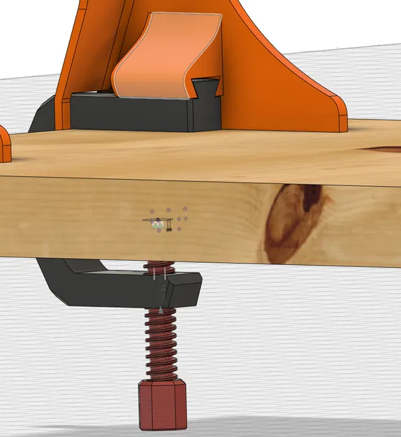 Aperolino MK2 // Kẹp bàn với ốc vít M16 (Kích thước: S, L) - Image 2