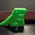 Mô hình in 3D T-Rex cầm cỏ may mắn (St. Patrick T-Rex) - Thumbnail 1