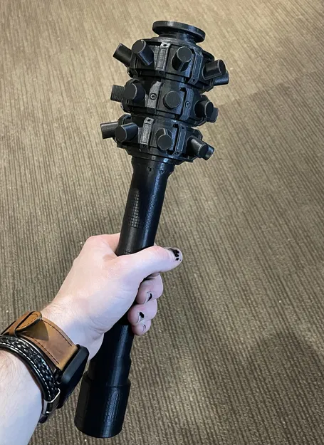 Mô hình 3D lựu đạn nhiệt Thermite Grenade chuẩn phong cách Helldivers 2 - Image 1