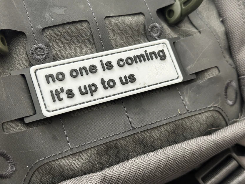 Tấm bảng MOLLE quote cá tính - Image 1