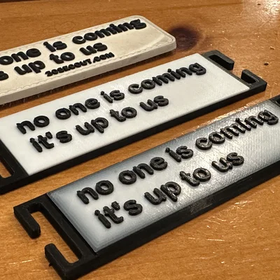 Tấm bảng MOLLE quote cá tính