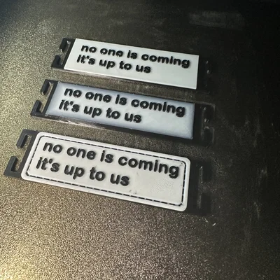 Tấm bảng MOLLE quote cá tính