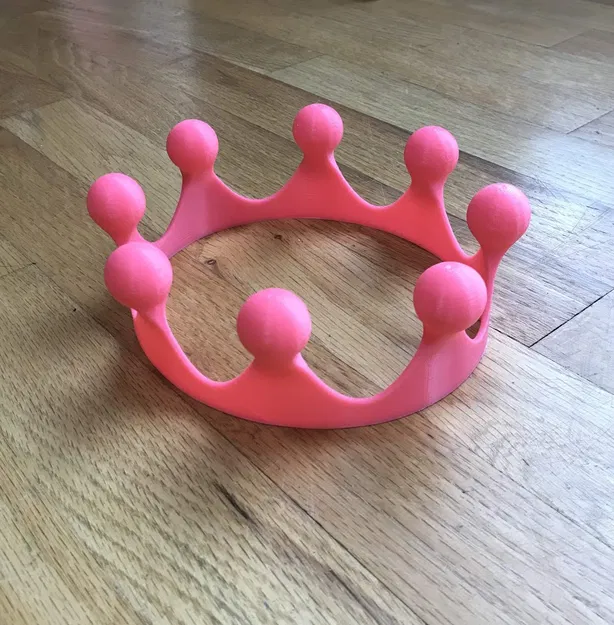 Mô hình Vương miện Hoàng gia (Crown Toy) in 3D không cần support - Image 3