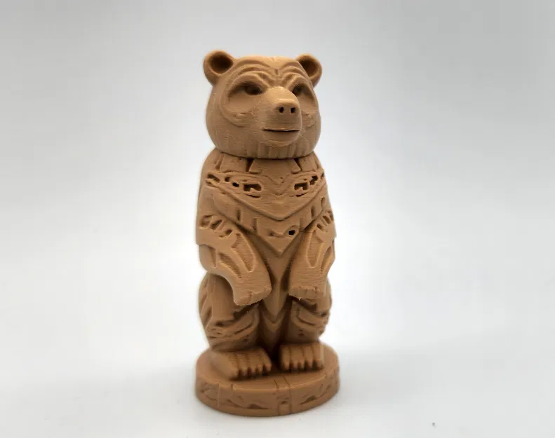 Tượng Gấu Totem Bằng Gỗ - Image 1