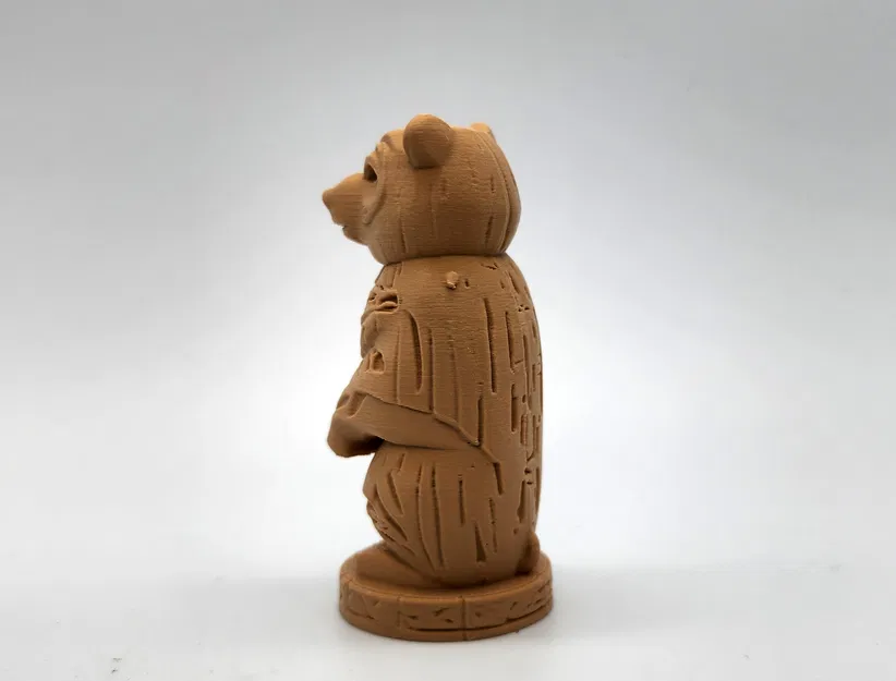 Tượng Gấu Totem Bằng Gỗ - Image 2