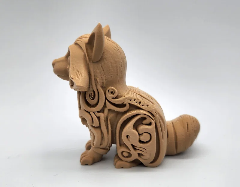 Tượng Gấu Mèo Chạm Khắc Gỗ Cực Dễ Thương - Image 2