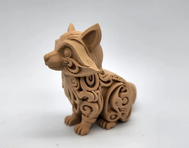 Tượng Gấu Mèo Chạm Khắc Gỗ Cực Dễ Thương - Image 4