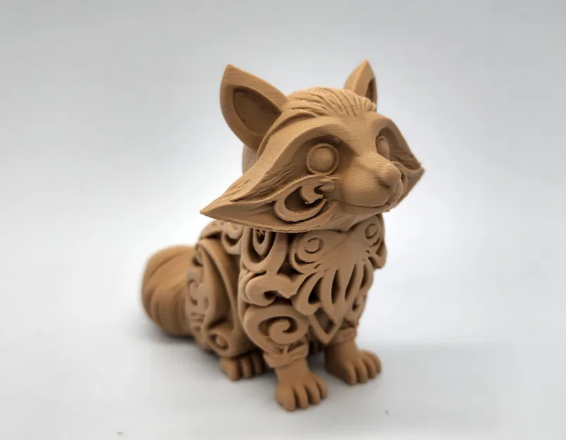 Tượng Gấu Mèo Chạm Khắc Gỗ Cực Dễ Thương - Image 5