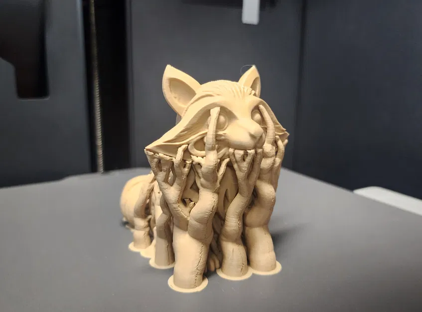 Tượng Gấu Mèo Chạm Khắc Gỗ Cực Dễ Thương - Image 7