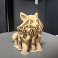 Tượng Gấu Mèo Chạm Khắc Gỗ Cực Dễ Thương - Thumbnail 7