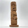 Mô hình Cột Totem Đại bàng (Eagle Totem Pole) trang trí nghệ thuật 3D - Thumbnail 1