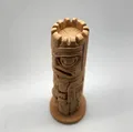 Mô hình Cột Totem Đại bàng (Eagle Totem Pole) trang trí nghệ thuật 3D - Thumbnail 3