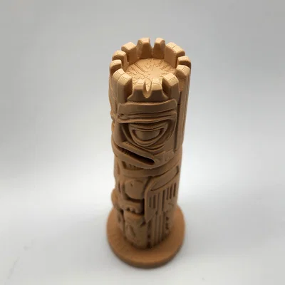 Mô hình Cột Totem Đại bàng (Eagle Totem Pole) trang trí nghệ thuật 3D