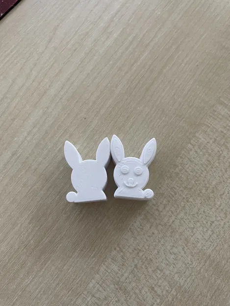 Hạt xỏ dây rút hình Thỏ Phục sinh - Image 2