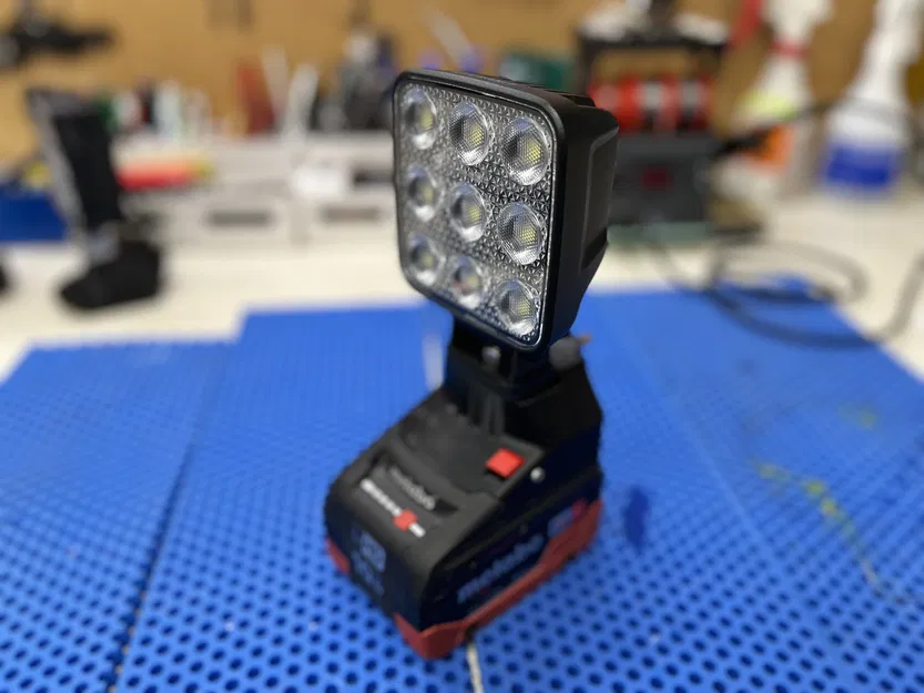 Bộ chuyển đổi pin Metabo 18V / Đèn công trình - Image 3